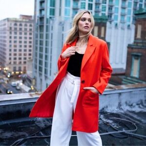 🆕 Gianni Bini wool blend Sammy bright red jacket